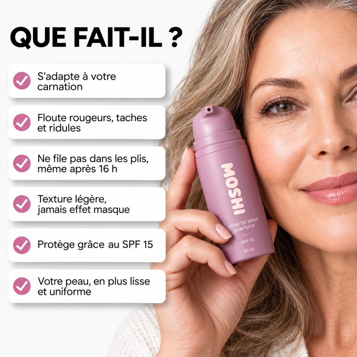 Fond de teint adaptatif rajeunissant, photo 3